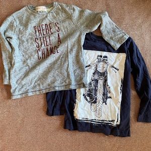 Zara long sleeve t-shirts